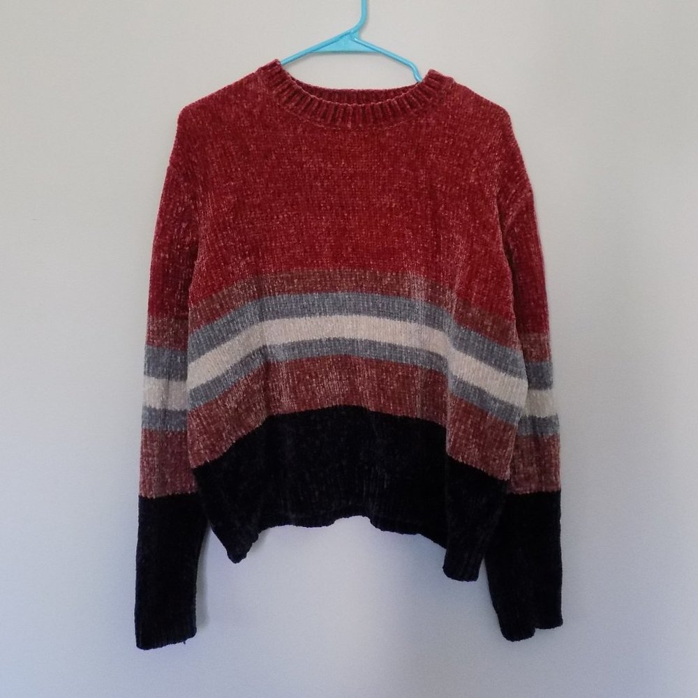 Autumnal Striped Sweater